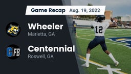 Recap: Wheeler  vs. Centennial  2022