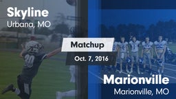 Matchup: Skyline  vs. Marionville  2016