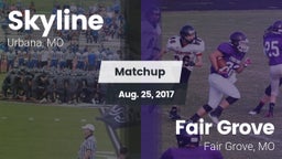 Matchup: Skyline  vs. Fair Grove  2017