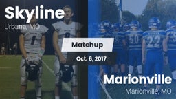Matchup: Skyline  vs. Marionville  2017