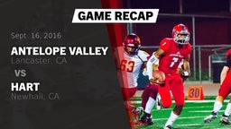 Recap: Antelope Valley  vs. Hart  2016
