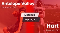 Matchup: Antelope Valley vs. Hart  2017