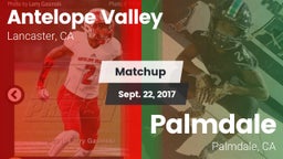 Matchup: Antelope Valley vs. Palmdale  2017