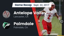 Recap: Antelope Valley  vs. Palmdale  2017