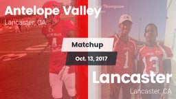 Matchup: Antelope Valley vs. Lancaster  2017