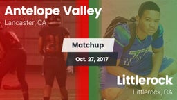 Matchup: Antelope Valley vs. Littlerock  2017