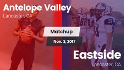Matchup: Antelope Valley vs. Eastside  2017