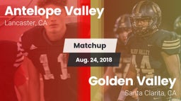 Matchup: Antelope Valley vs. Golden Valley  2018