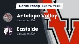 Recap: Antelope Valley  vs. Eastside  2018