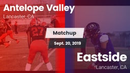 Matchup: Antelope Valley vs. Eastside  2019