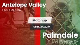 Matchup: Antelope Valley vs. Palmdale  2019