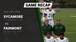 Recap: Sycamore  vs. Fairmont  2016