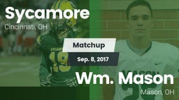 Matchup: Sycamore vs. Wm. Mason  2017
