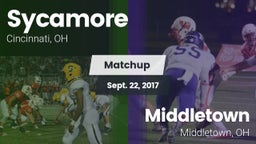 Matchup: Sycamore vs. Middletown  2017