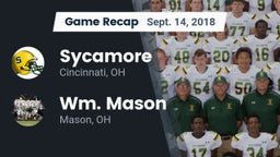Recap: Sycamore  vs. Wm. Mason  2018
