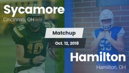 Matchup: Sycamore vs. Hamilton  2018