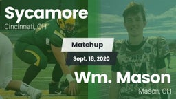 Matchup: Sycamore vs. Wm. Mason  2020