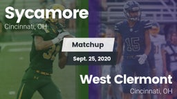 Matchup: Sycamore vs. West Clermont  2020