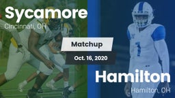 Matchup: Sycamore vs. Hamilton  2020