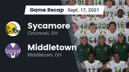 Recap: Sycamore  vs. Middletown  2021