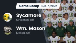 Recap: Sycamore  vs. Wm. Mason  2022