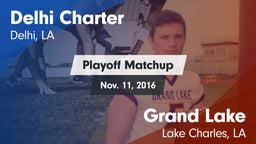 Matchup: Delhi Charter High vs. Grand Lake  2016