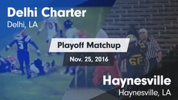 Matchup: Delhi Charter High vs. Haynesville  2016