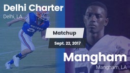 Matchup: Delhi Charter High vs. Mangham  2017