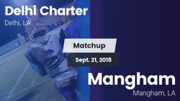 Matchup: Delhi Charter High vs. Mangham  2018