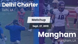 Matchup: Delhi Charter High vs. Mangham  2019