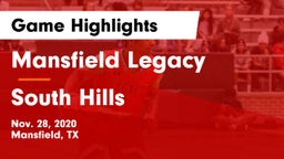 Mansfield Legacy  vs South Hills  Game Highlights - Nov. 28, 2020
