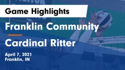 Franklin Community  vs Cardinal Ritter  Game Highlights - April 7, 2021