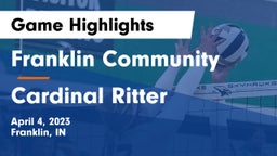 Franklin Community  vs Cardinal Ritter Game Highlights - April 4, 2023