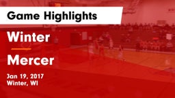 Winter  vs Mercer Game Highlights - Jan 19, 2017