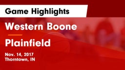 Western Boone  vs Plainfield  Game Highlights - Nov. 14, 2017