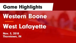 Western Boone  vs West Lafayette  Game Highlights - Nov. 3, 2018