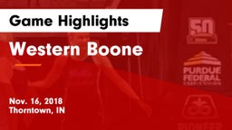 Western Boone  Game Highlights - Nov. 16, 2018