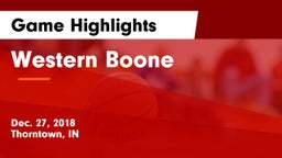 Western Boone  Game Highlights - Dec. 27, 2018