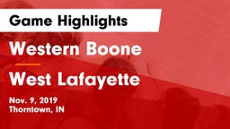 Western Boone  vs West Lafayette  Game Highlights - Nov. 9, 2019