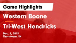 Western Boone  vs Tri-West Hendricks  Game Highlights - Dec. 6, 2019