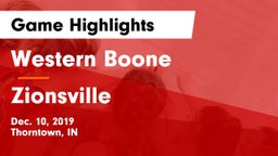 Western Boone  vs Zionsville  Game Highlights - Dec. 10, 2019