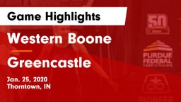 Western Boone  vs Greencastle  Game Highlights - Jan. 25, 2020