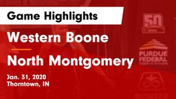 Western Boone  vs North Montgomery  Game Highlights - Jan. 31, 2020