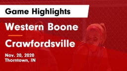 Western Boone  vs Crawfordsville  Game Highlights - Nov. 20, 2020