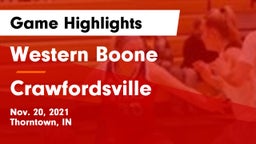 Western Boone  vs Crawfordsville  Game Highlights - Nov. 20, 2021
