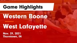 Western Boone  vs West Lafayette  Game Highlights - Nov. 29, 2021
