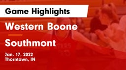 Western Boone  vs Southmont  Game Highlights - Jan. 17, 2022