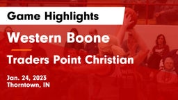 Western Boone  vs Traders Point Christian  Game Highlights - Jan. 24, 2023