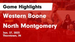 Western Boone  vs North Montgomery  Game Highlights - Jan. 27, 2023