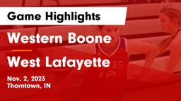 Western Boone  vs West Lafayette  Game Highlights - Nov. 2, 2023